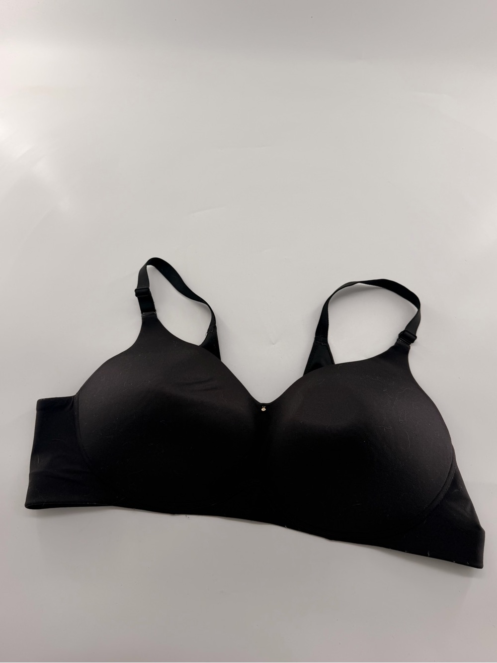 Cacique Backsmoother Lightly Lined No Wire Bra Lane Bryant Black Plus Size 48D